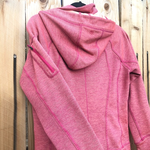Athleta Strength Hoodie Stripe Size Medium - Picture 9 of 10